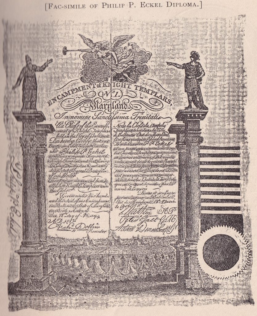 Philip P. Eckel Diploma, 1812